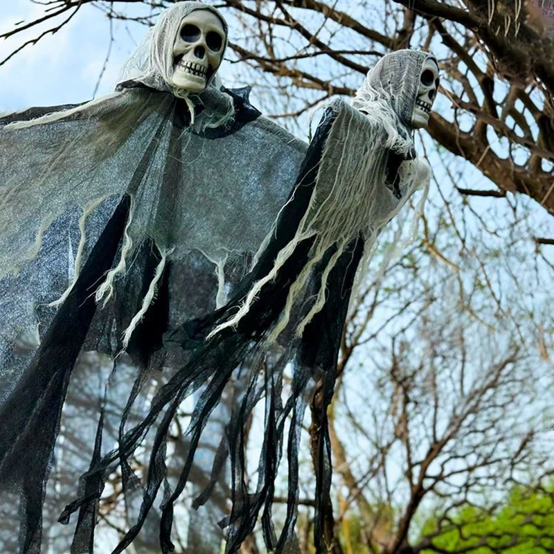 Halloween Decorations Horror Hanging Ghost Skull - Image 5