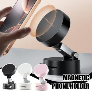 Foldable Magnetic Vacuum Car Phone Holder Foldable