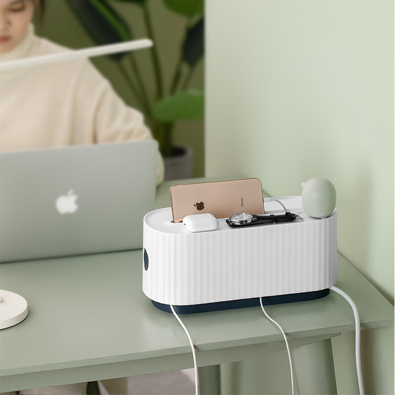 Power Strip Wire Case Cable Storage Box Anti Dust - Image 5