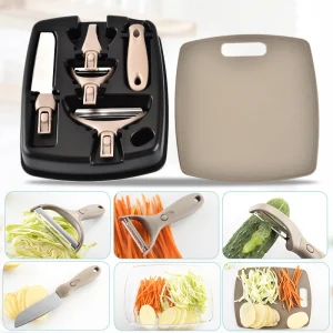 Stainless Steel Cutter Set Three Piece Set Wheat Straw
