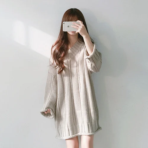 Sweater dress, dress, sweater, women - Image 4