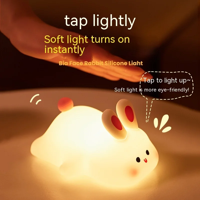 Cute LED Night Light Touch Sensor Cartoon Kid's - Image 7