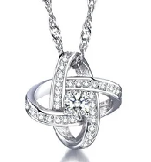 925 Sterling Silver Necklace for Women Forever Heart - Image 2