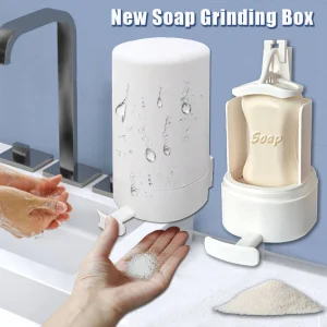 Soap Grinder Dispenser Soap Box Wall Mounted Dry