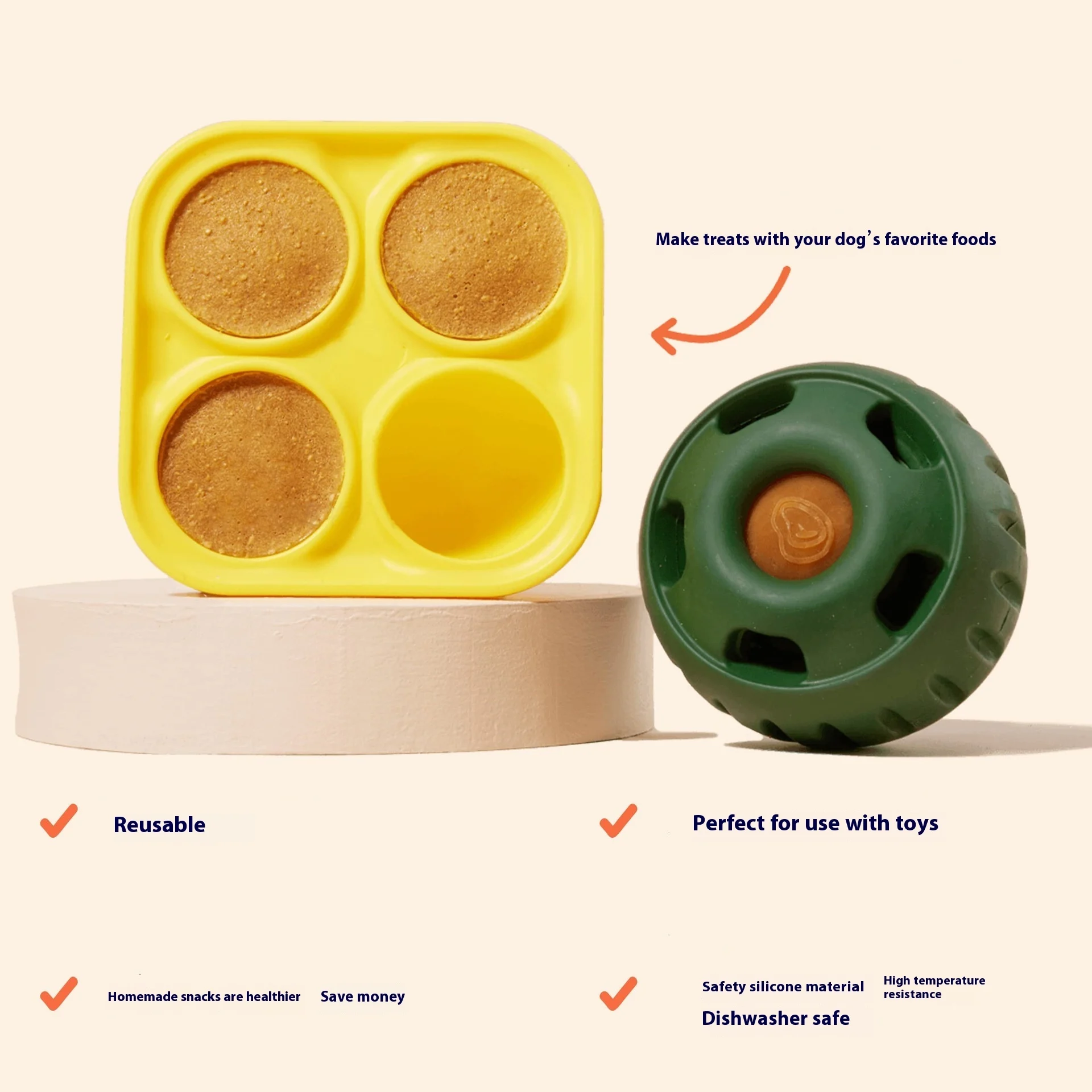 Dog Silicone Slow Tableware Molar Food Leakage Toy Pet - Image 3