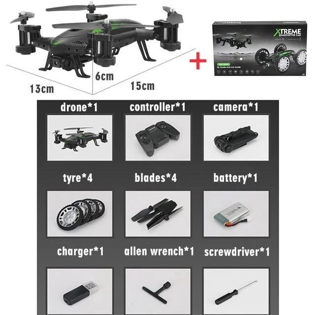 OTRC FY602 Air-Road RC Drone Car 2 in 1 Flying Car 2.4G - Image 8