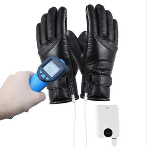 Winter Electric Heated Gloves Windproof Cycling Warm