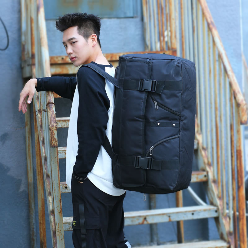 Male Student Duffel Bag Luggage Bag Checked Bag Moving - Image 3