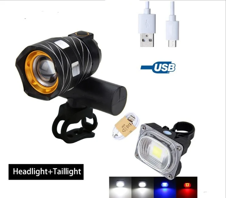 Bicycle USB Light Highlight Warning Light Mountain Bike - Image 5