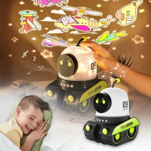 LED Night Light Starry Sky Projector Galaxy Robot