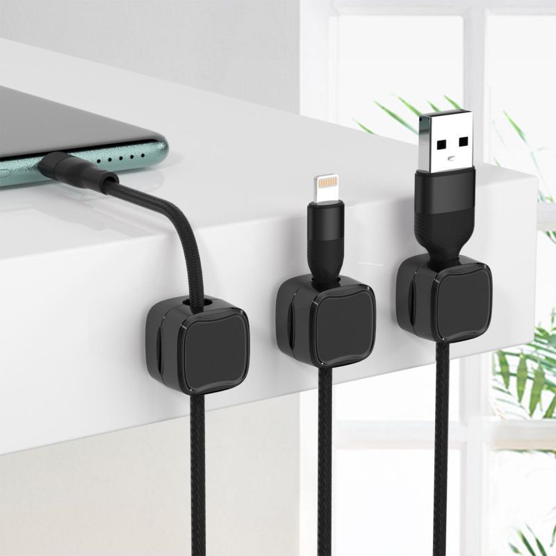 Magnetic Under-Desk Cable Clips - Image 5