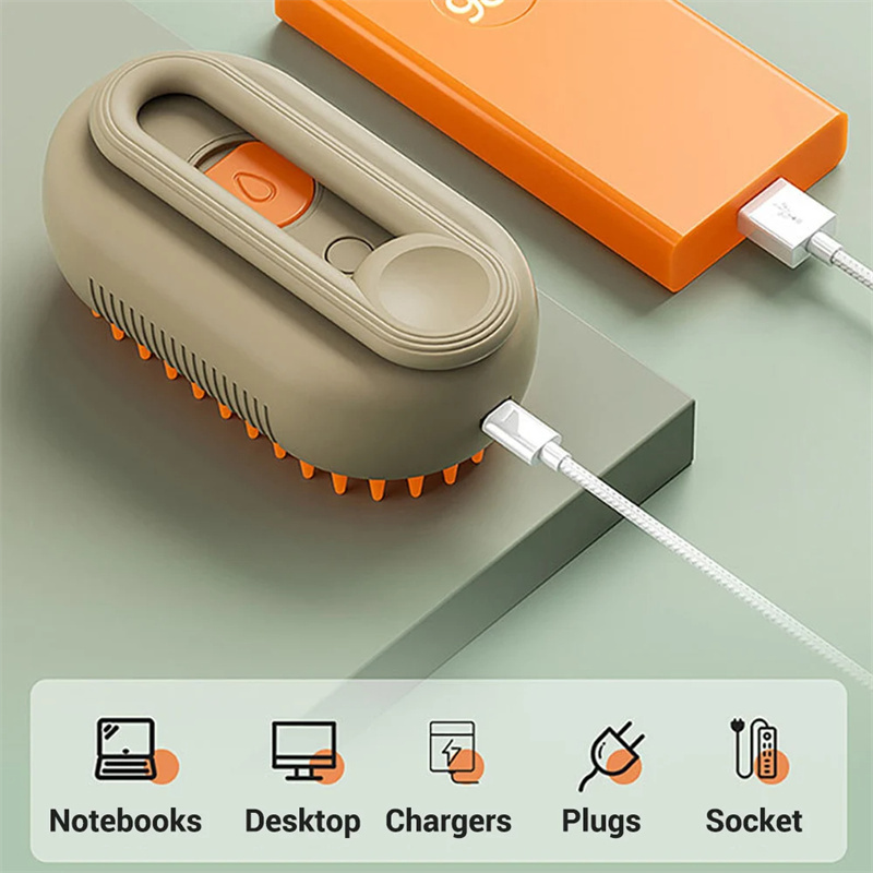 Cat Steam Brush Steamy Dog Brush 3 in 1 Electric Spray - Image 6