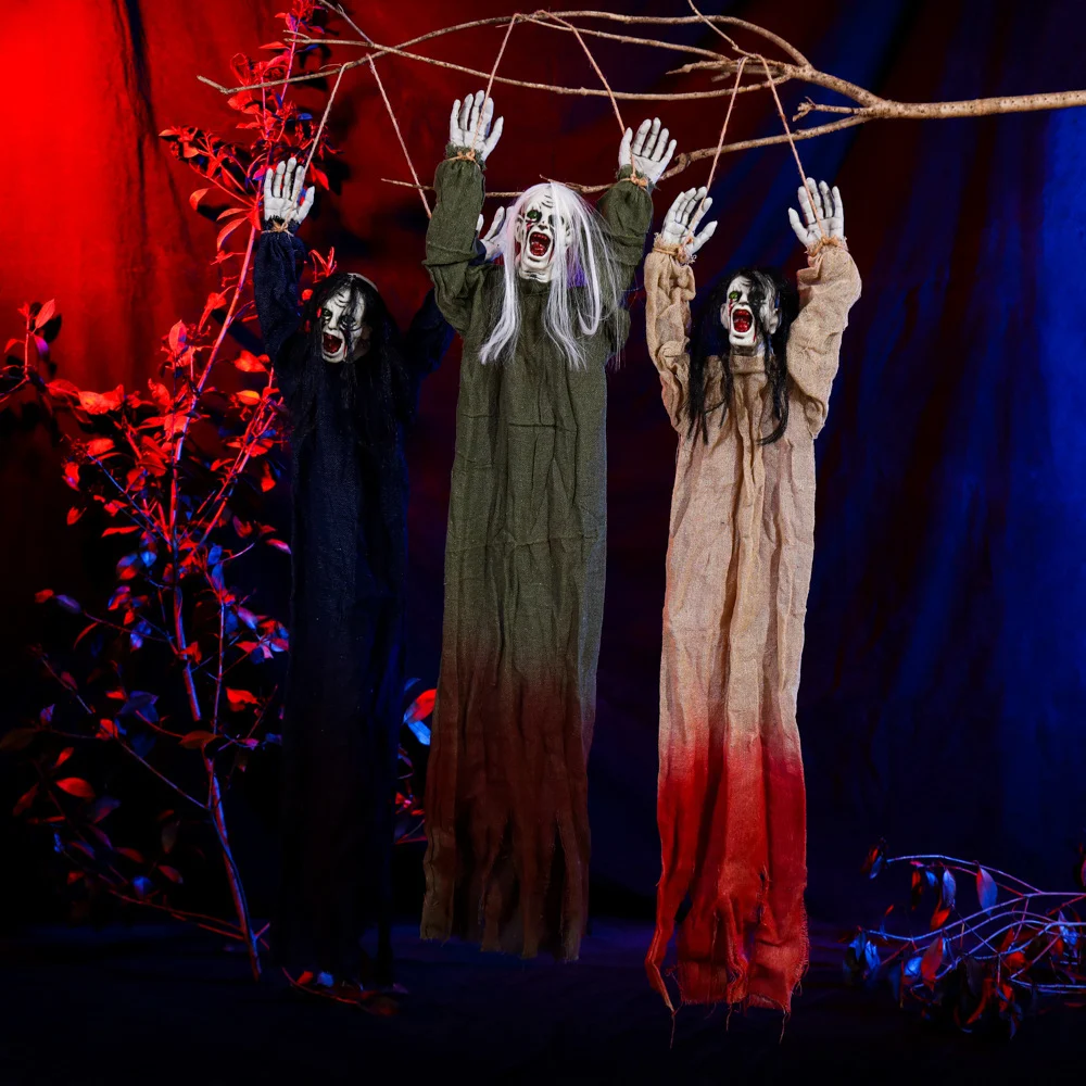 Halloween Decoration Hanging Ghost Haunted House Secret - Image 4