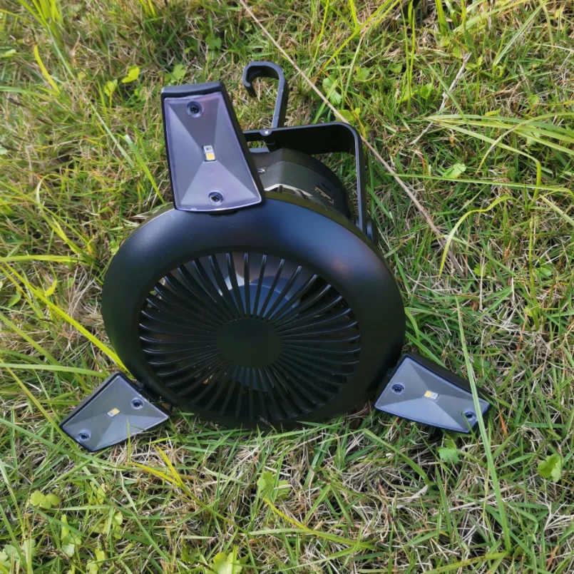Solar Camping Light Foldable Fan Hanging Hook - Image 3
