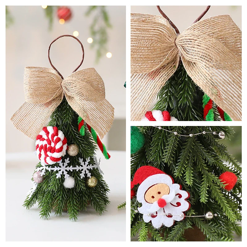 Mini Christmas Tree Ornaments Diy Christmas Decorations - Image 4