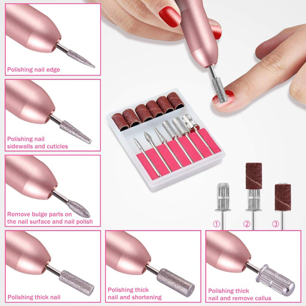 Electric Nail Drill Machine Manicure Machine Set USB - Image 3