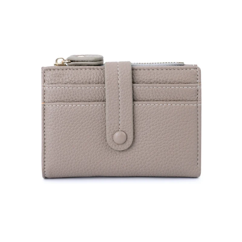 Women Short Wallets PU Leather Plaid Female Purses - Image 7