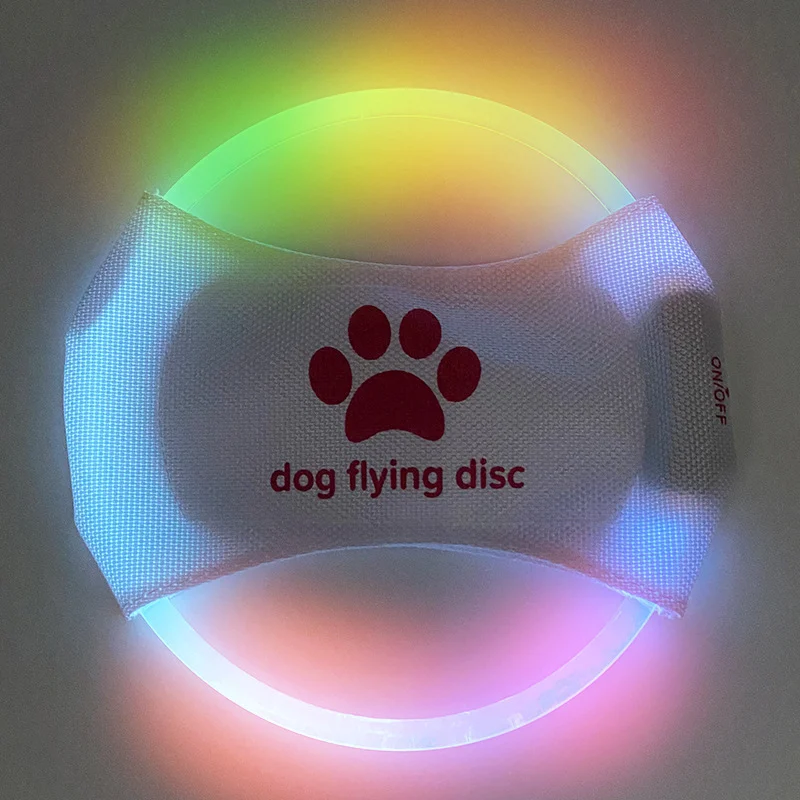 Dog Flying Discs Light Glowing LED LuminousTrainning - Image 10