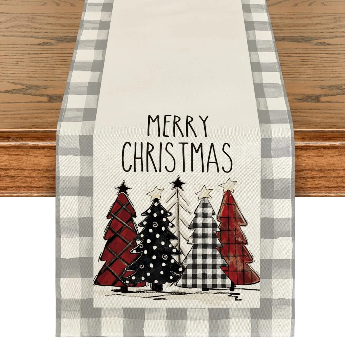 Christmas Trees Merry Xmas Table Runner - Image 10