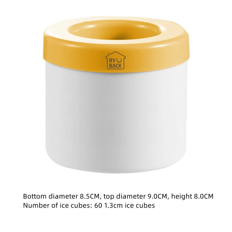 Portable 2 in 1 Ice Bucket Mold with Lid Space Saving - Image 8