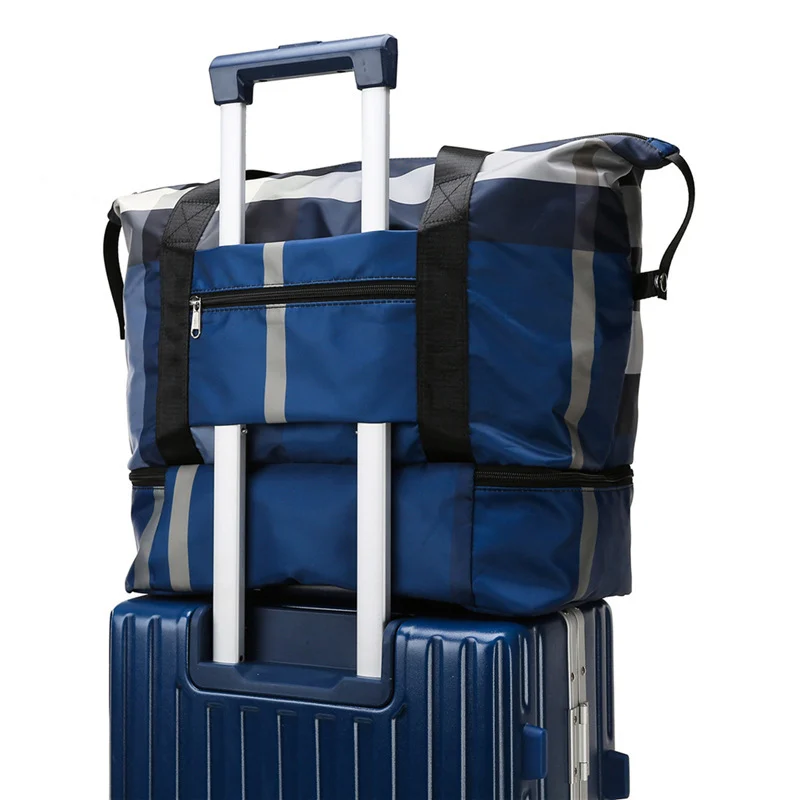 Foldable Travel Duffel Bag Fitness Gym Waterproof Dry - Image 2