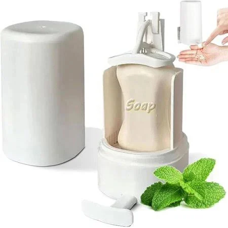 Soap Grinder Dispenser Soap Box Wall Mounted Dry - Image 2