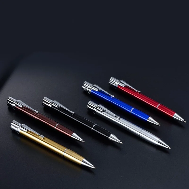 Creative Metal Signature Pen Lighter Windproof Gas - Image 4