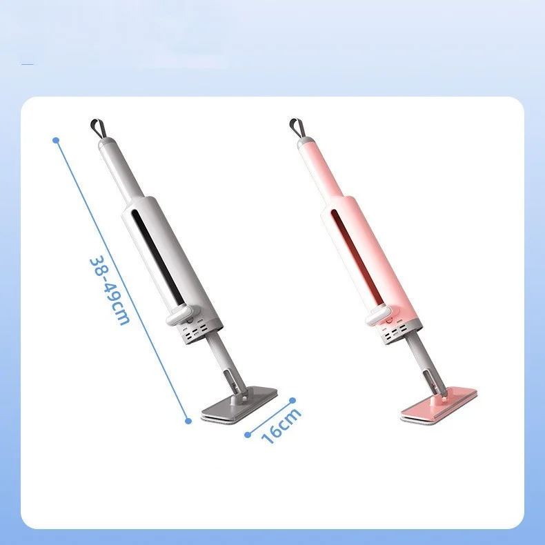 Rotatable Self-Squeeze Mini Mop with Crevice Brush Hand - Image 10