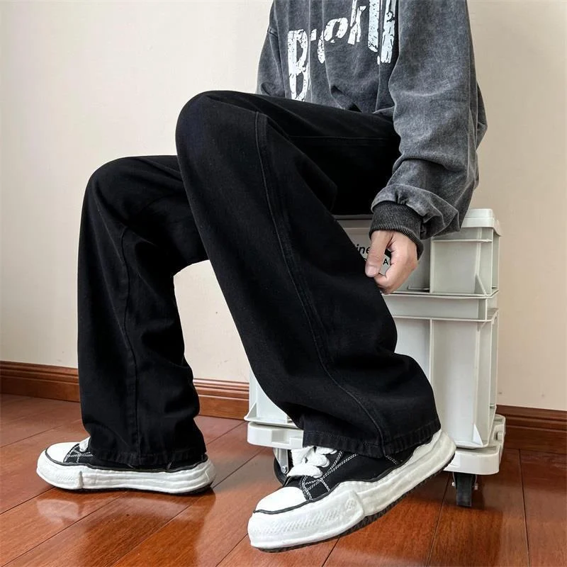 Distressed Straight Jeans For Men - Image 7