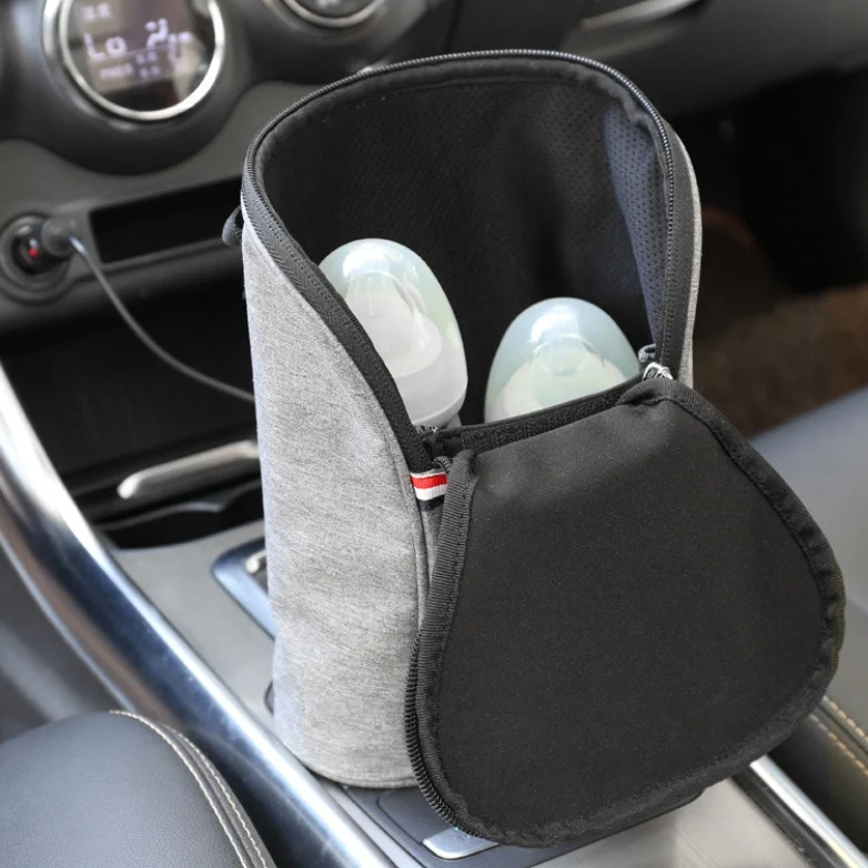 Car USB Baby Bottle Warmer Portable Travel Breast Milk - Image 2