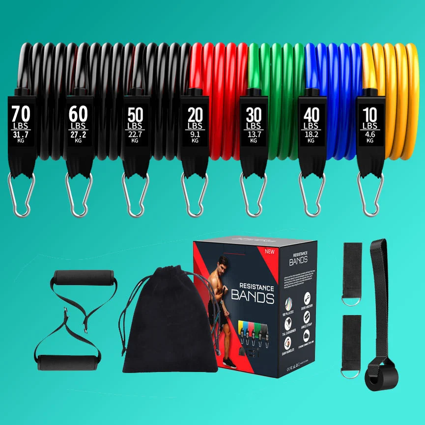 Latex Pull Rope Exercises Resistance Bands Stretch - Image 9