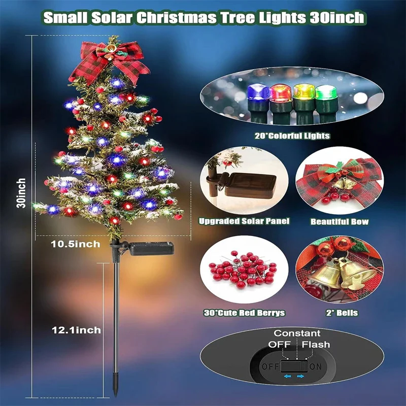 Waterproof Outdoor Christmas Decorations Solar - Image 3