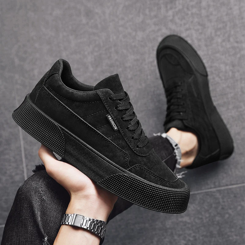 Casual Board Flat Shoes Men Breathable Thick-soled - Image 7