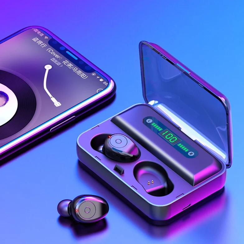 Multifunction Bluetooth Headset Binaural Movement Power - Image 3
