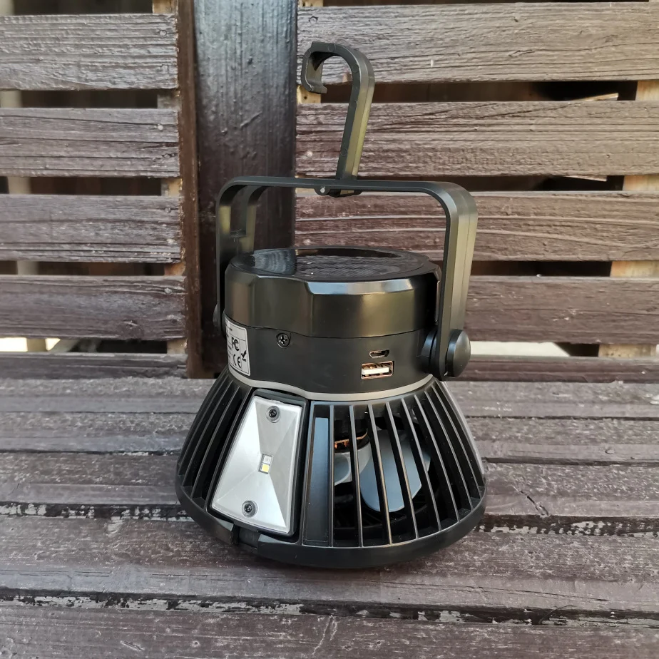 Solar Camping Light Foldable Fan Hanging Hook - Image 5