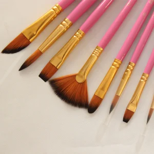 Set of 12 Watercolor Acrylic Paint Brushes