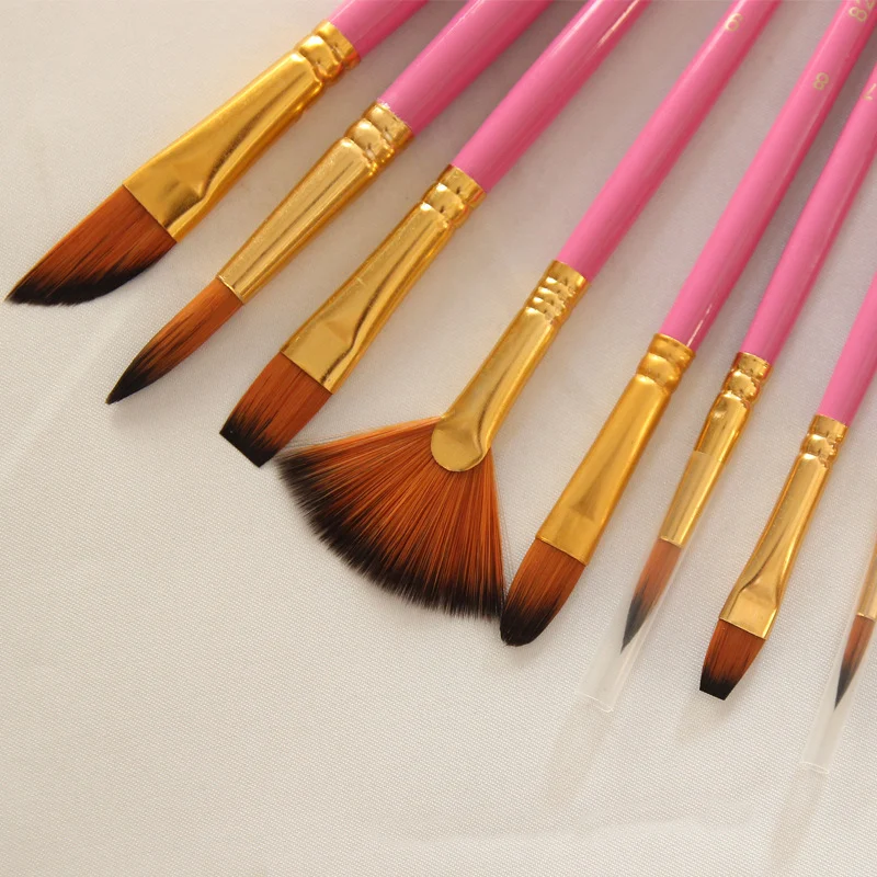 Set of 12 Watercolor Acrylic Paint Brushes