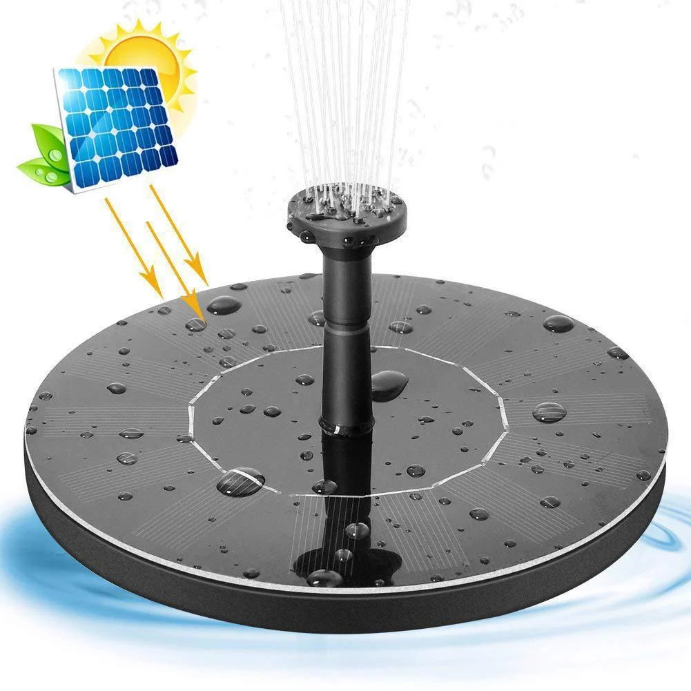 Solar Fountain Outdoor Garden Classic Round - Image 3