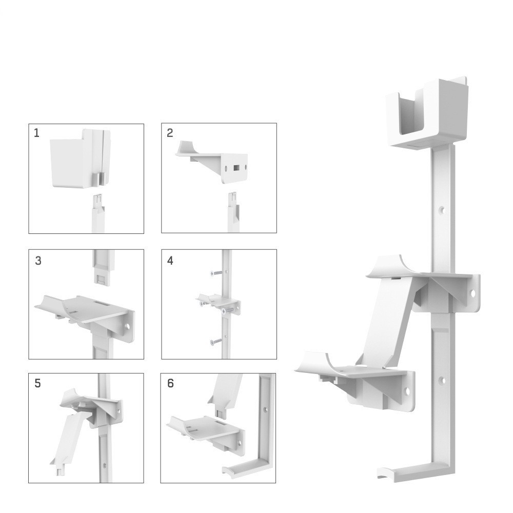 Remote Control Wall-mounted Storage Hooks - Image 5