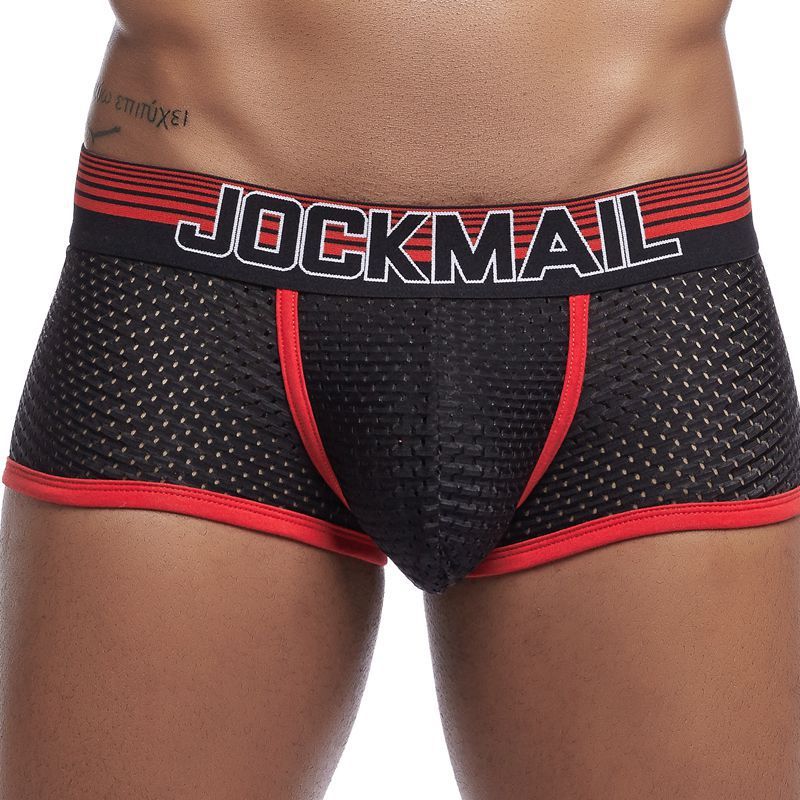 Men Underwear Boxer Breathable Mesh Boxe - Image 3