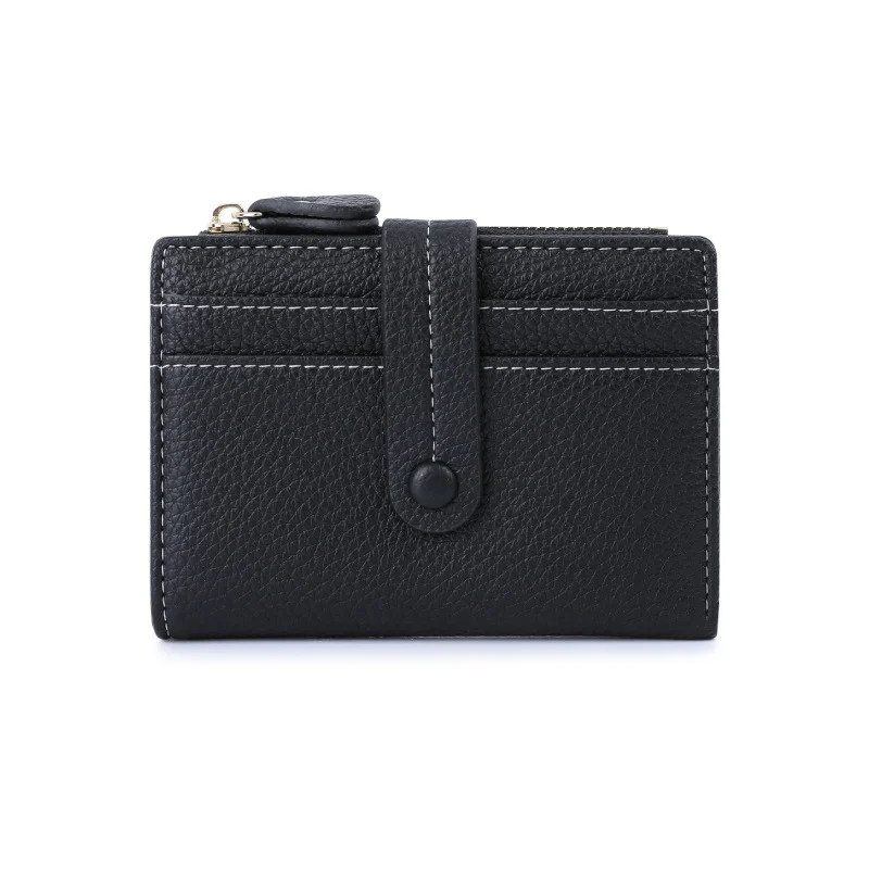 Women Short Wallets PU Leather Plaid Female Purses - Image 5