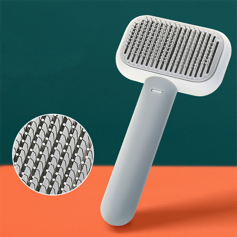 Pet Cat Dog Hair Brush Hair Massage Comb Open-Knot - Image 4
