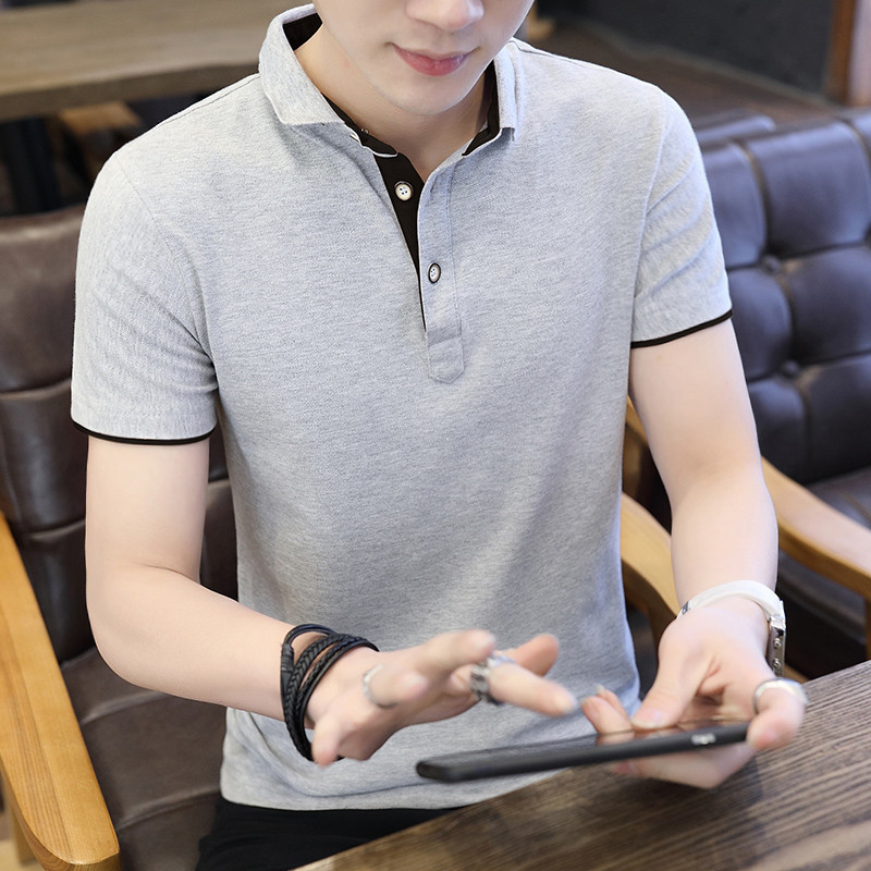 Polo Shirt for Men Casual Short Sleeve Polo Shirts - Image 2