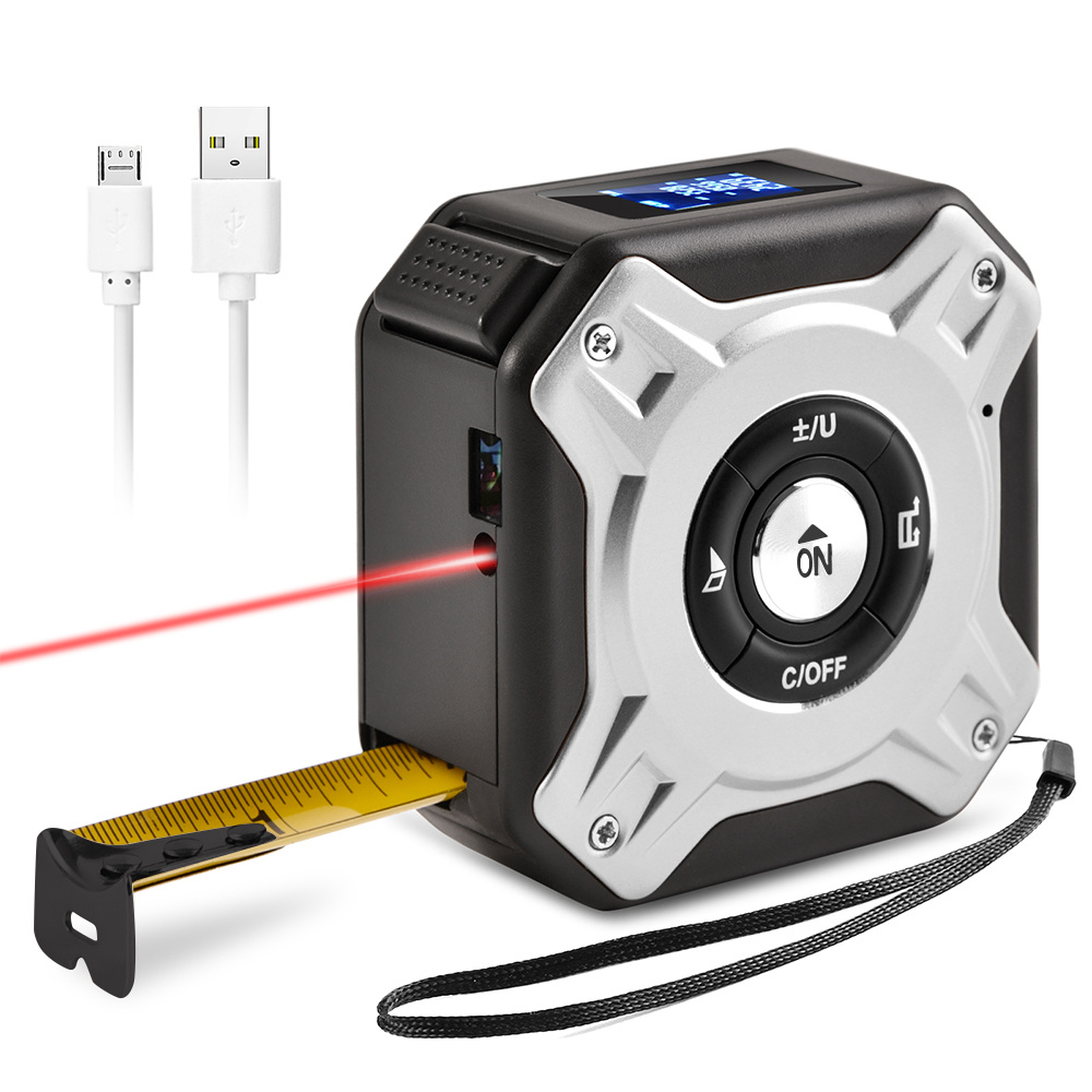 Laser Rangefinder Tape Measure 40 Meters Infrared - Image 3