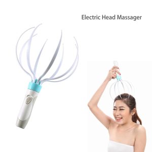 Electric Scalp Massager – 8-Claw Vibrating Head Massager