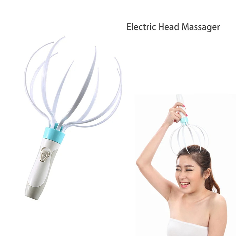 Electric Scalp Massager – 8-Claw Vibrating Head Massager