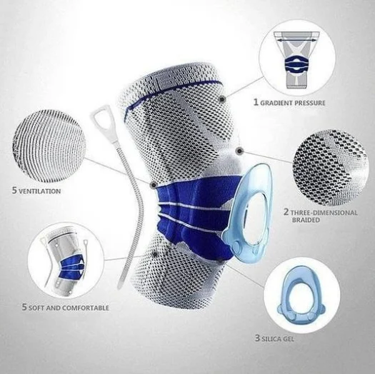Sports Running Fitness Protection Knee Pads Brace Strap - Image 2
