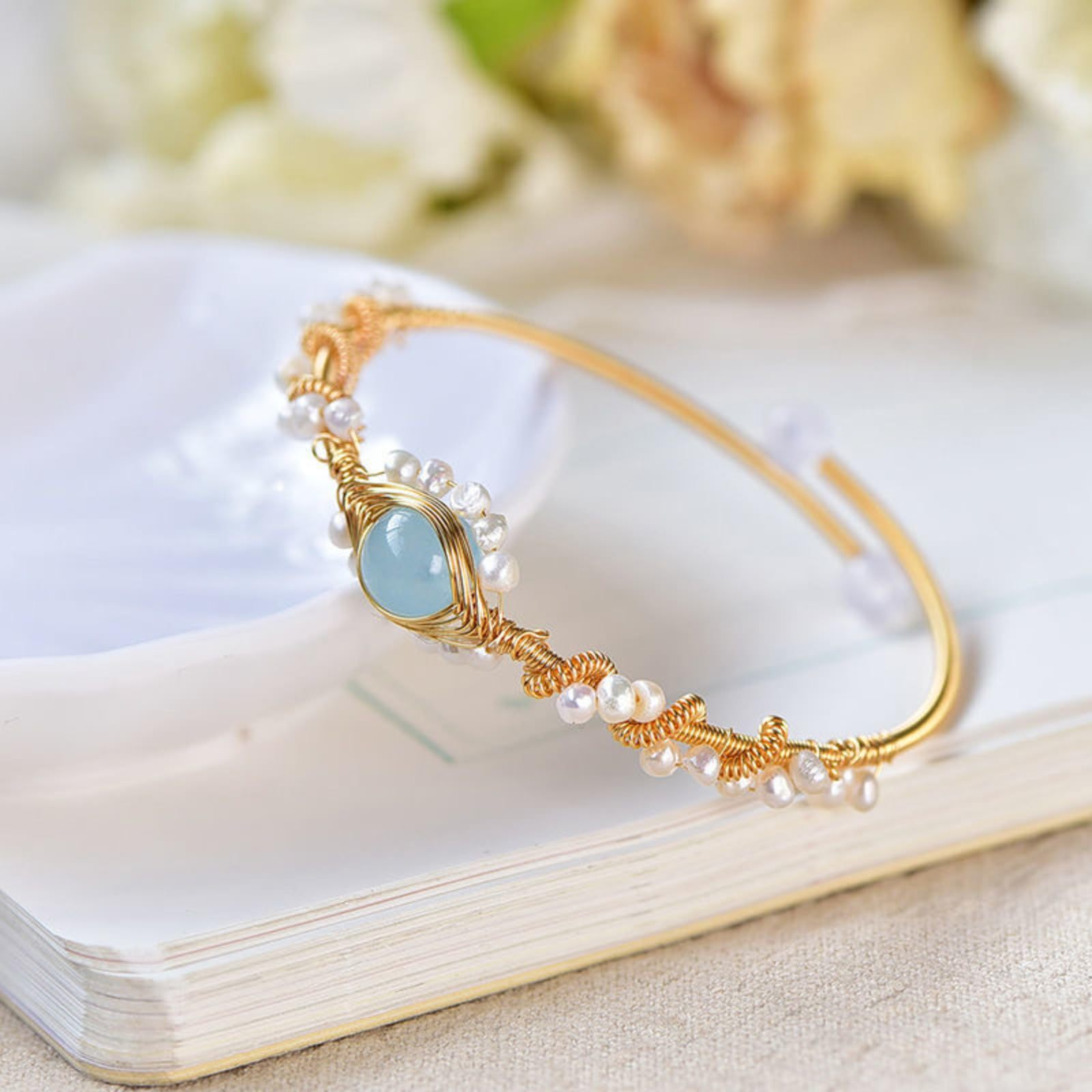 Pearl Bracelets for Women Gold Plating Pearl Bracelet - Image 4