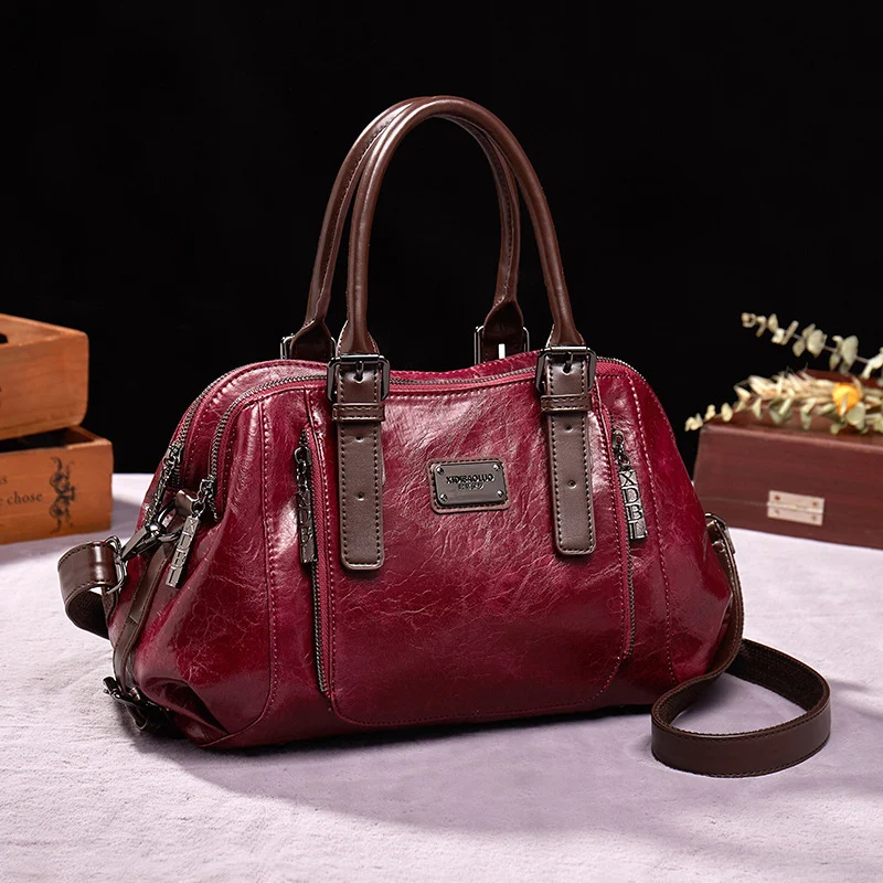 Bag Female Women's Genuine Leather Bags Handbags - Image 2