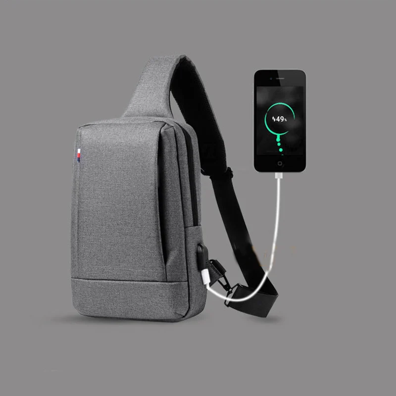 Men Chest Bag Shoulder Bags Crossbody Sling Backpack - Image 7